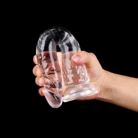 DILDO TRANSPARENTE 16 CM