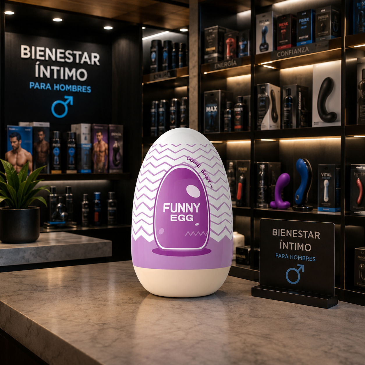 Funny Egg Morado